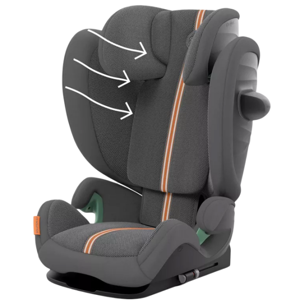 Scaun auto Cybex Solution G i-Fix Plus Lava 3 ani - 12 ani, 36 kg photo 5