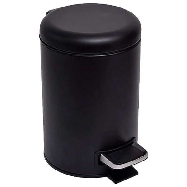Coș de gunoi Five Ariane Black Inox, 6l photo 1
