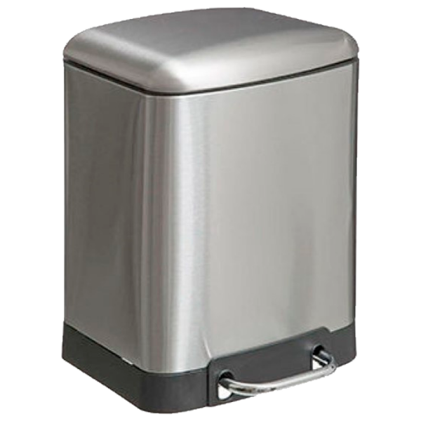 Coș de gunoi Five Ariane Silver Inox, 6l photo 1