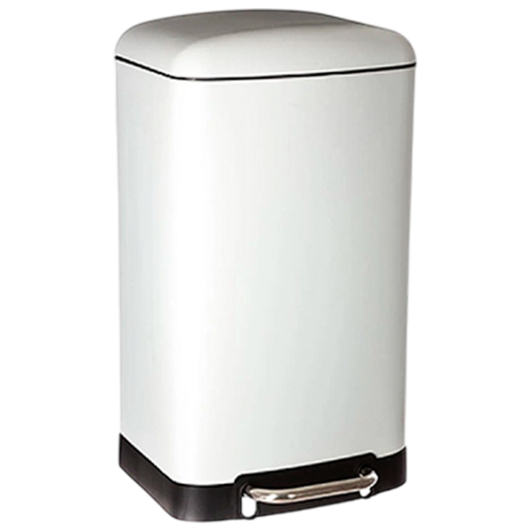 Coș de gunoi Five Ariane White Inox, 30l photo 1