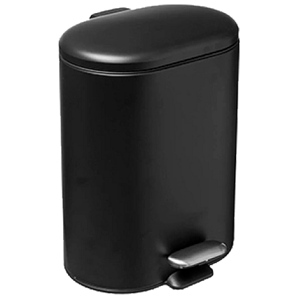 Coș de gunoi Five Siliflex Black Metal, 6l photo 1