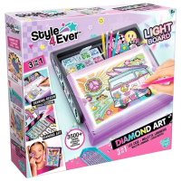 Joc de masă Canal Toys Diamond Art 3 in 1 LED Case Dezvoltare, 6+
