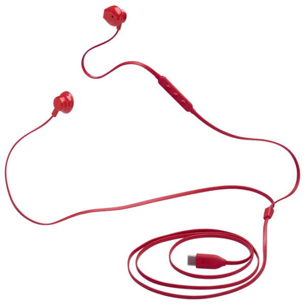 Căști JBL T305C Red Cu fir / Personal / In ear photo 5