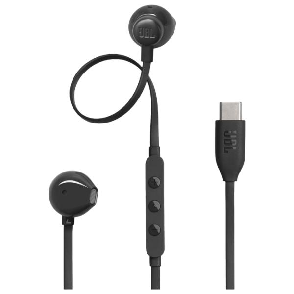 Căști JBL T305C Black Cu fir / Personal / In ear photo 1