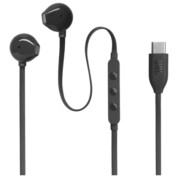 Căști JBL T305C Black Cu fir / Personal / In ear photo 2