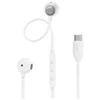 Căști JBL T305C White Cu fir / Personal / In ear