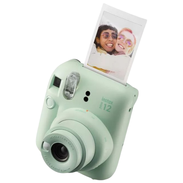 Cameră foto FujiFilm Instax Mini 12 + Film Mini Case + Body Kit Green , , f/12.7 photo 2