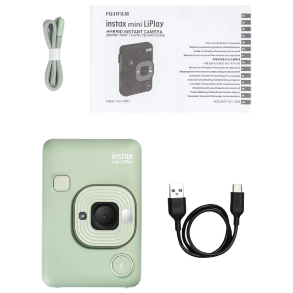 Cameră Foto Instant FujiFilm Instax Mini LiPlay + Green CMOS, 5 MP, f/2.0 photo 7
