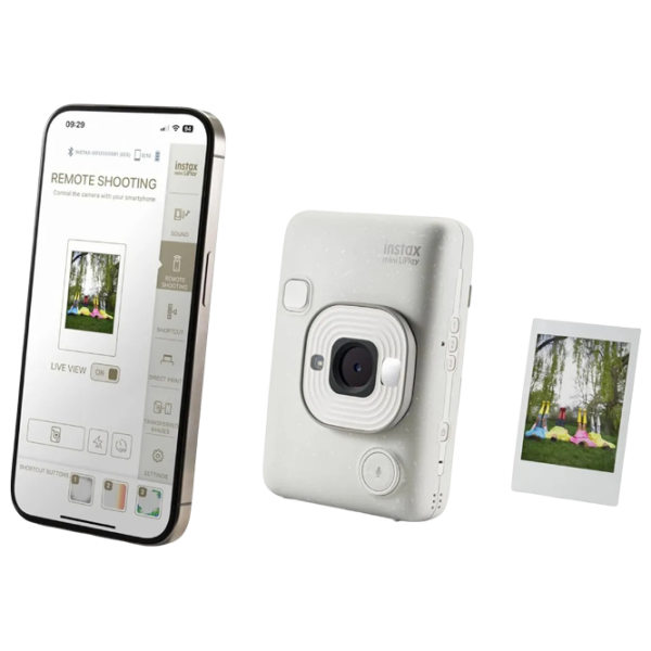 Cameră Foto Instant FujiFilm Instax Mini LiPlay + Body White CMOS, 5 MP, f/2.0 photo 7