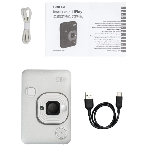 Cameră Foto Instant FujiFilm Instax Mini LiPlay + Body White CMOS, 5 MP, f/2.0 photo 8