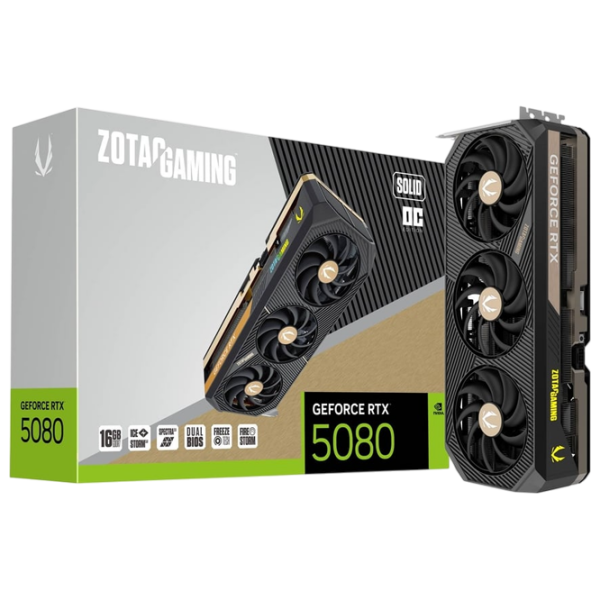 Placă video Zotac GeForce RTX 5080 SOLID Core OC 16 GB PCI Express x16 5.0 photo 6