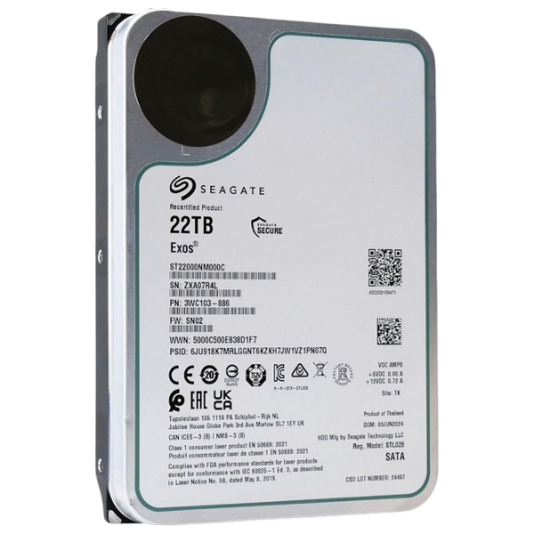 HDD Seagate ST22000NM000C-FR 3.5'' 22 ТБ  photo 3