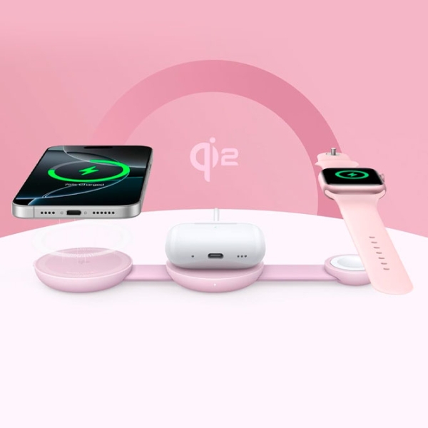 Беспроводная зарядка Anker Qi2 (15 Вт) Розовый  / Розовый photo 2