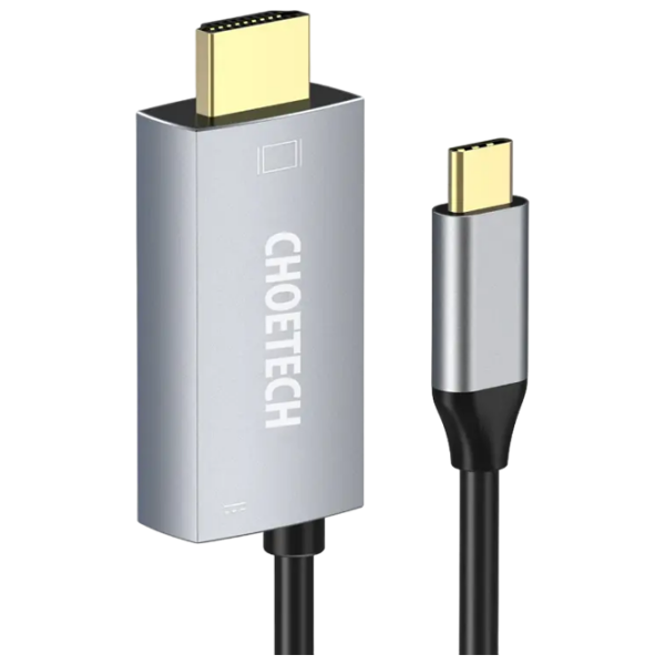 Cablu video Choetech XCH-M180 USB Type-C / HDMI Silver  photo 2