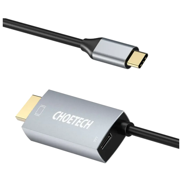 Cablu video Choetech XCH-M180 USB Type-C / HDMI Silver  photo 4