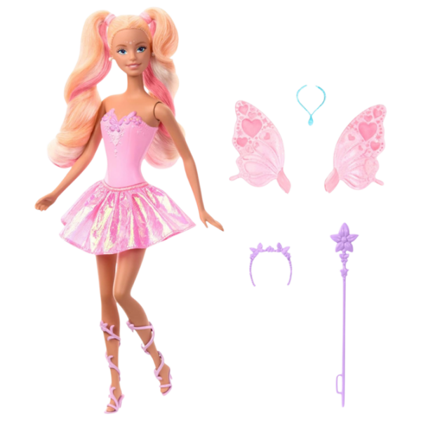 Păpușă Barbie Fantasy Fairy zână JCP76 3+ photo 1