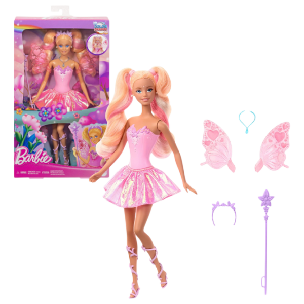Păpușă Barbie Fantasy Fairy zână JCP76 3+ photo 2