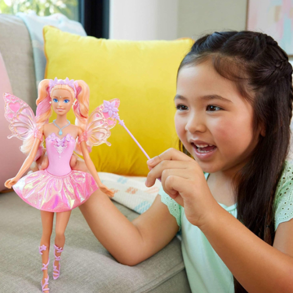 Păpușă Barbie Fantasy Fairy zână JCP76 3+ photo 6