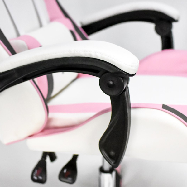 Scaun Gaming Jumi Aragon CM-880627 Pink White  photo 6