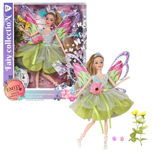 Păpușă Essa Toys Emily zână QJ168B 3+ photo 1