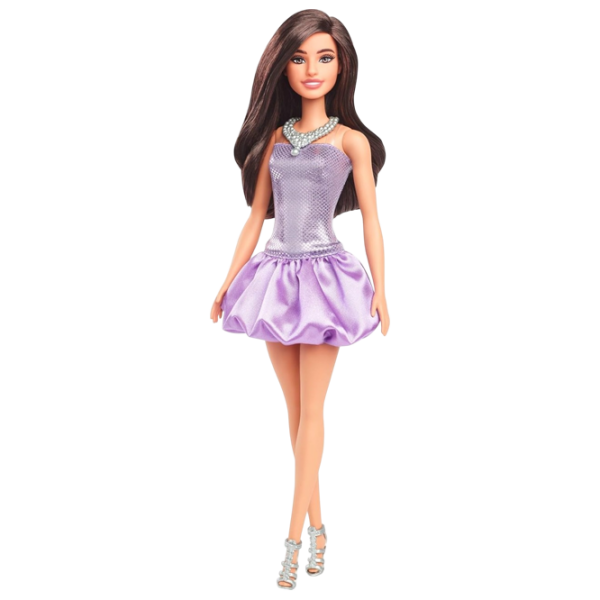 Păpușă Barbie Fashionista in a purple dress model HYT92 3+ photo 1