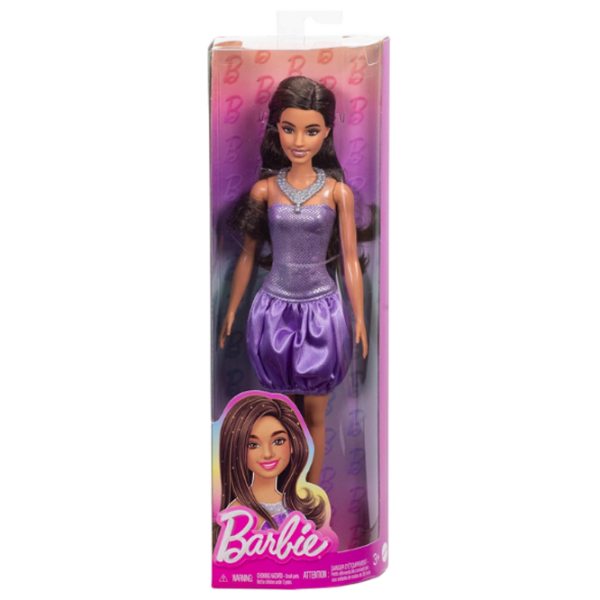 Păpușă Barbie Fashionista in a purple dress model HYT92 3+ photo 6