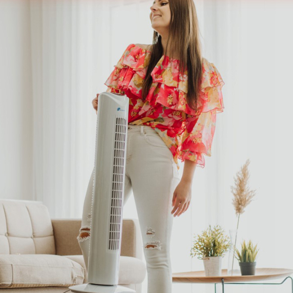 Ventilator Lifetime Air 80+RC230V White 45 W, Electronic, Numărul de viteze: 4 photo 5