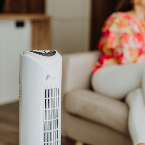 Ventilator Lifetime Air 80+RC230V White 45 W, Electronic, Numărul de viteze: 4 photo 9