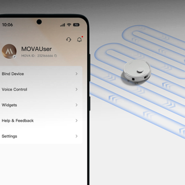 Робот пылесос Mova E20 Plus Белый Влажная, , 62 дБ photo 11