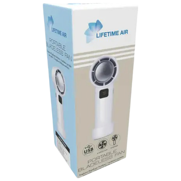 Ventilator Lifetime Air Portable White 1 W, Electronic, Numărul de viteze: 3 photo 4