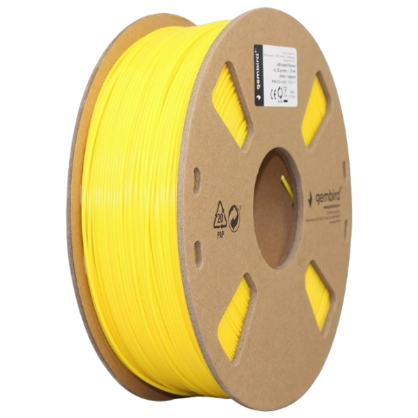 Филамент Gembird 3DP-ABS1.75-01-Y Yellow Bright  photo 1