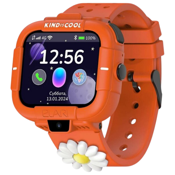 Детские часы Elari KidPhone Masha&Bear Оранжевый 1.76", 320 x 380 photo 1