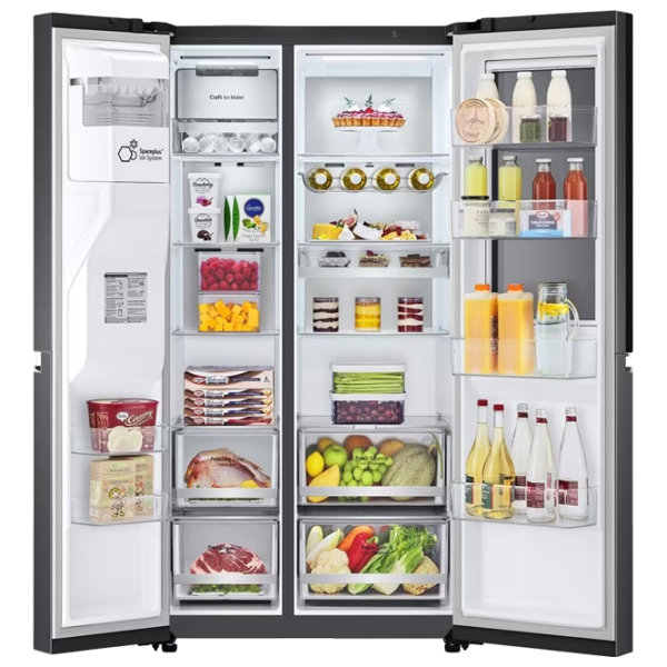Frigider LG GSXV90MCDE Black 416l / No Frost, 249l / No Frost, E photo 5