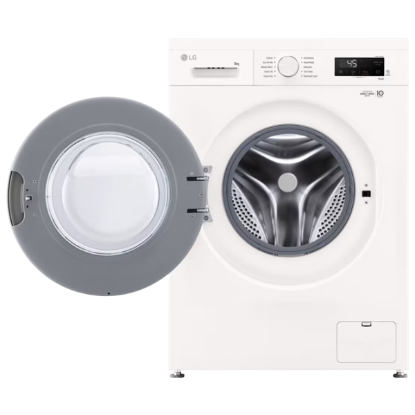 Mașină de spălat LG F4X1008NWH White 8 kg, 1400 rpm, A photo 5