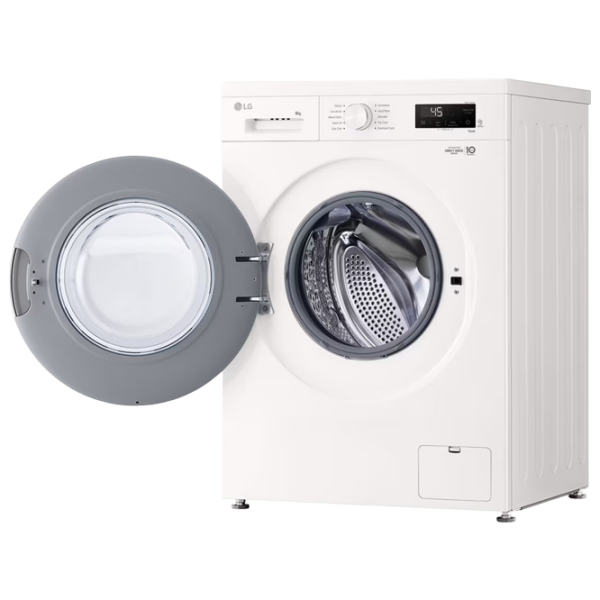 Mașină de spălat LG F4X1008NWH White 8 kg, 1400 rpm, A photo 6