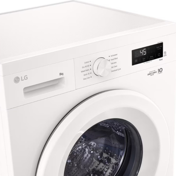 Mașină de spălat LG F4X1008NWH White 8 kg, 1400 rpm, A photo 11