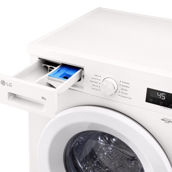 Mașină de spălat LG F4X1008NWH White 8 kg, 1400 rpm, A photo 12