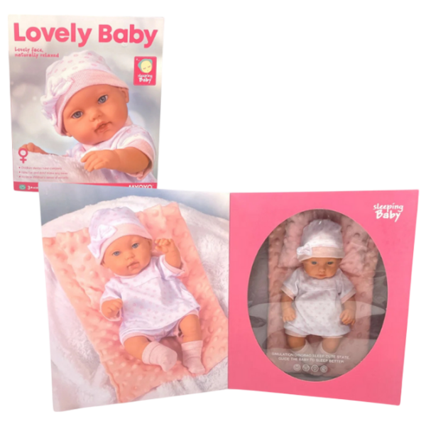 Păpușă Myoyo Lovely Baby bebeluș YT12-1B 3+ photo 1