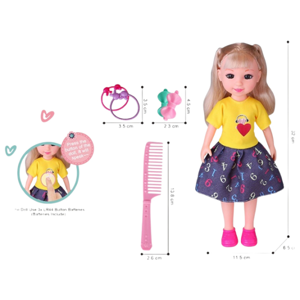 Păpușă Essa Toys Mandy model YM22-3C 3+ photo 4