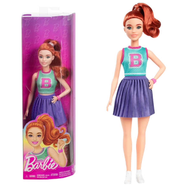 Păpușă Barbie Fashionista in purple skirt model HYT90 3+ photo 1