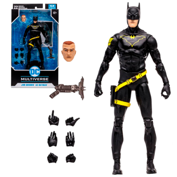 Figurină Spin Master DC Jim Gordon în rolul lui Batman 12+ / Black photo 2