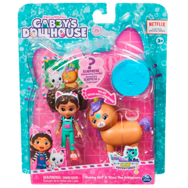 Figurină Spin Master Gabby`s Dollhouse Gabby și Kika Kitcorn 3+ / Multicolor photo 6