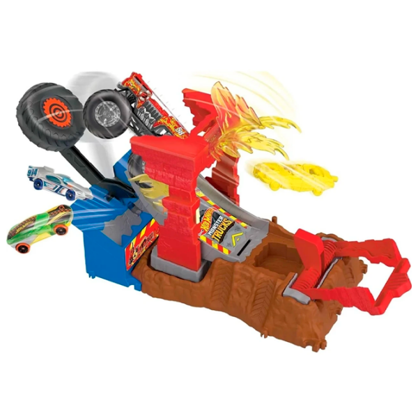 Интерактивная игрушка Hot Wheels Monster Trucks Arena Smashers HNB87 Красный Для детей, 4+ photo 3