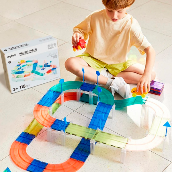 Авто-треки Mideer Grooved Magnetic Tiles MD6395
Разноцветный
Разноцветный  photo 4