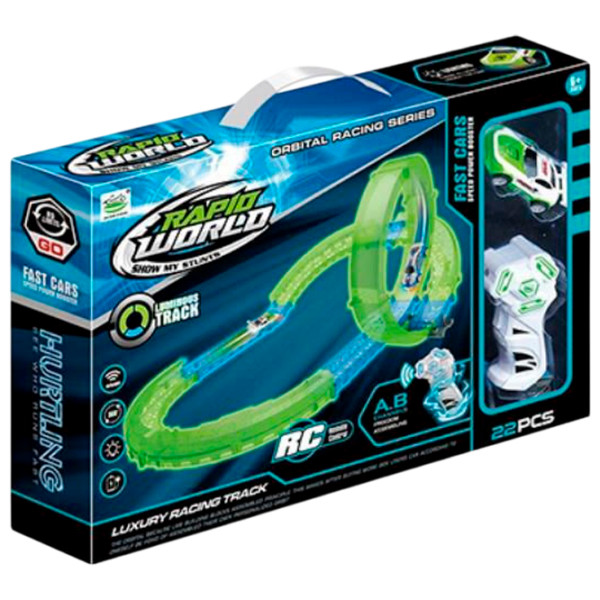 Pistă auto Essa Toys Luxury Racing Track 6688-602
Blue
Green  photo 1