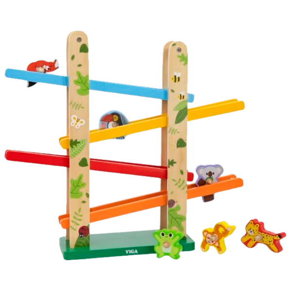Интерактивная игрушка VIGA Jungle Slider 44671 Коричневый Для детей, 3+ photo 1