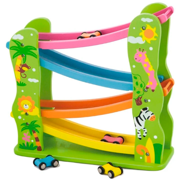 Интерактивная игрушка VIGA Car Slider 59610 Коричневый Для детей, 2+ photo 2