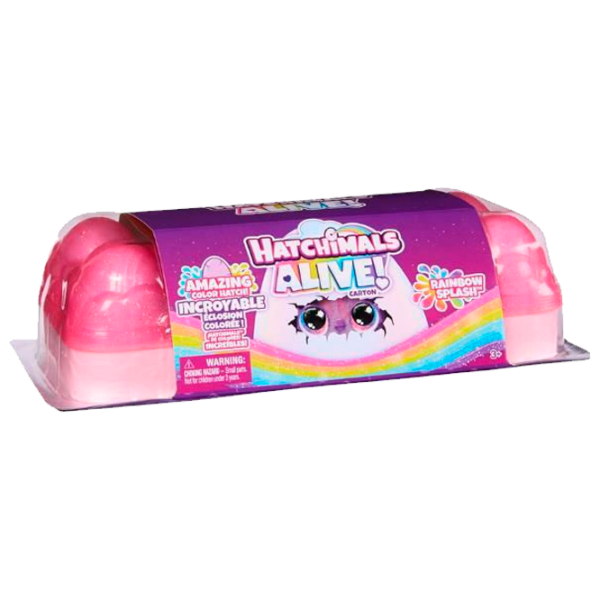 Интерактивная игрушка Spin Master Hatchimals Alive Rainbow Splash 6069777 Розовый Для девочек, 3+ photo 1