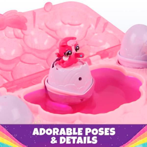 Интерактивная игрушка Spin Master Hatchimals Alive Rainbow Splash 6069777 Розовый Для девочек, 3+ photo 5