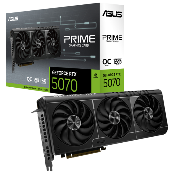 Видеокарта Asus GeForce RTX 5070 Prime OC 12 ГБ PCI Express x16 5.0 photo 11